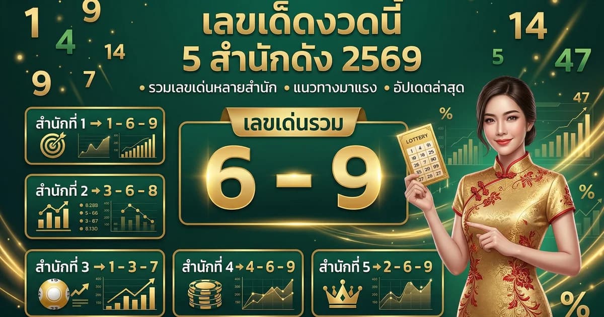 เลขเด็ดงวดนี้ 1 พฤษภาคม 2569 รวมแนวทางจากเซียนทั่วไทย