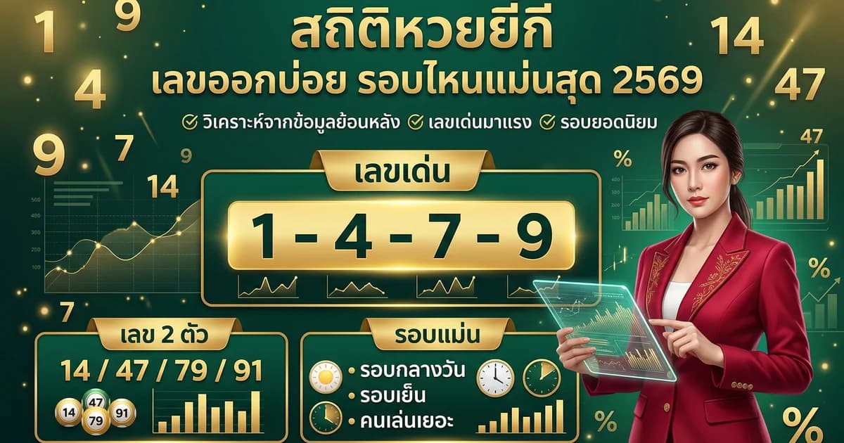 สถิติยี่กีรอบไหนแม่นที่สุด 2569 วิเคราะห์ละเอียด 88 รอบ